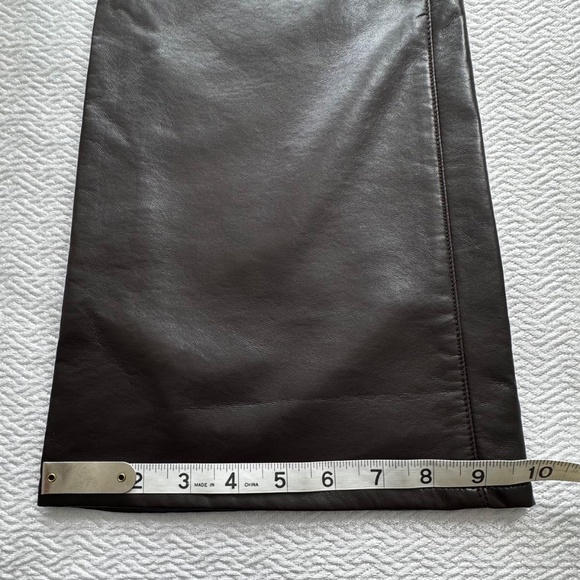 NWT Brown Citizens of Humanity Leather Bootcut Lilah Pants Sz 28 - Picture 16 of 16